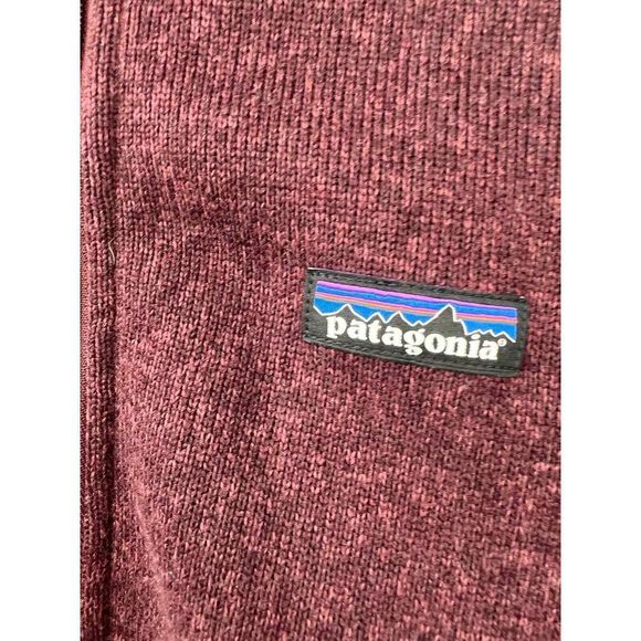 Patagonia Better Sweater Fleece Jacket size Maroon Medium 1/4 Zip - Picture 6 of 7